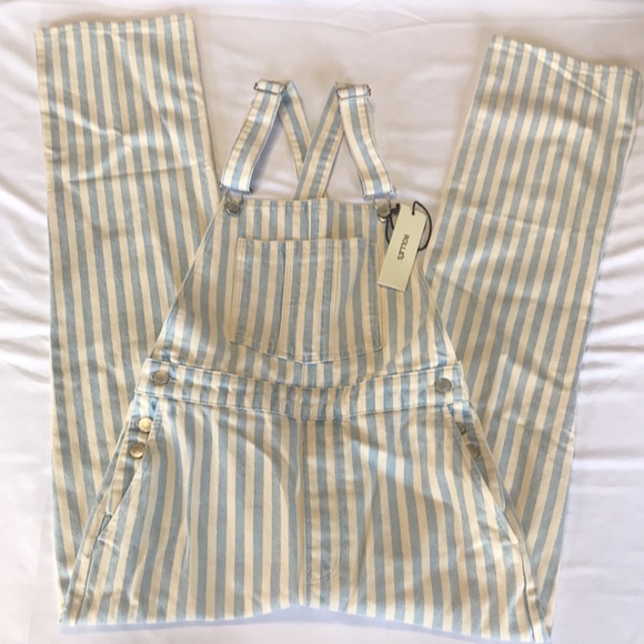 **LAST 1** Rolla's Original Overalls High Rise Straight in Sky Stripe Size 29 - Picture 6 of 12